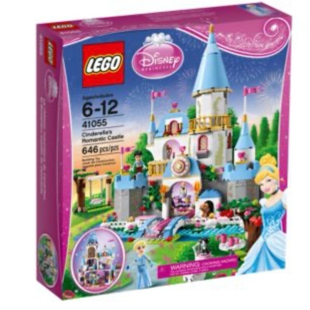 Lego Disney Cinderella‘s romantic castle set 41055 new in sealed box 646 pieces